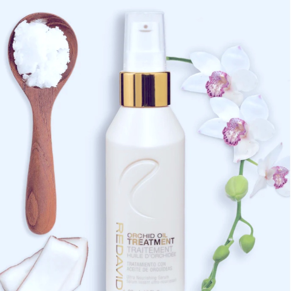 Redavid Orchid Oil Leave-In Defrizzing & Smoothing Hair Treatment 90ml/3oz - Picture 2 of 2